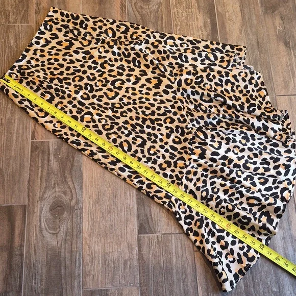 Australian Brand Into Asymmetrical Ruffle Hem Animal Print Skirt, Size 2 - Picture 4 of 9